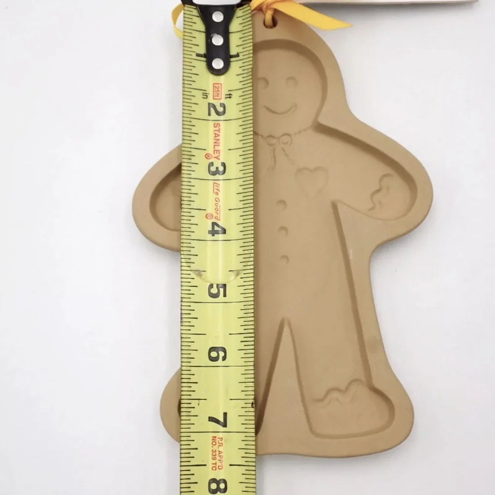 Brown Bag Cookie Art Mold 1989 Gingerbread Man Retired Hill Paper Cast EUC